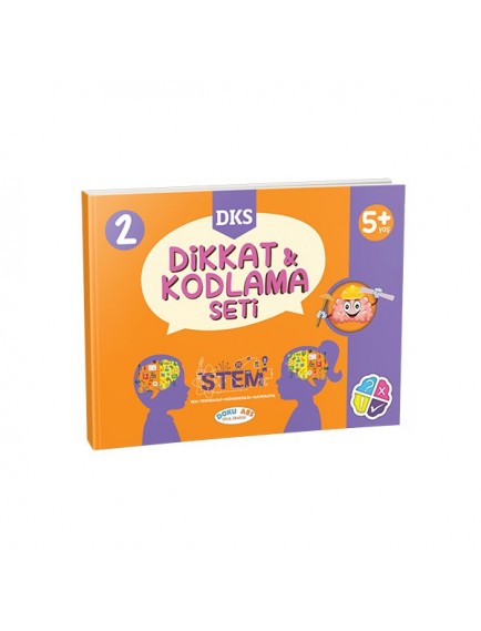 Dikkat Ve Kodlama Seti 5+ Yaş - Kolektif - Doku Aes Yayınları