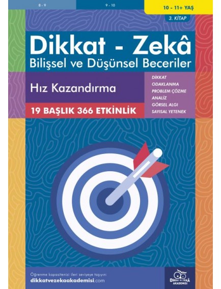 Dikkat Zeka Yayınları Hız Kazandırma (10 - 11 Yaş)