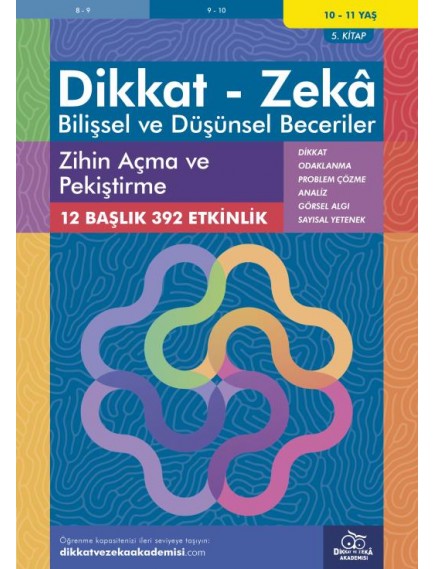 Dikkat Zeka Yayınları Zihin Açma Ve Pekiştirme (10 - 11 Yaş)