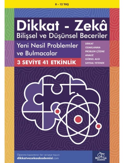 Dikkat Zeka Yayınları Yeni Nesil Problemler Ve Bulmacalar (8-12 Yaş)