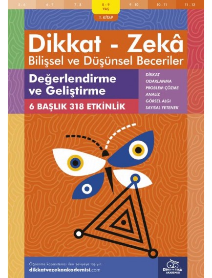 Dikkat Zeka Yayınları Değerlendirme Ve Geliştirme (8 - 9 Yaş)