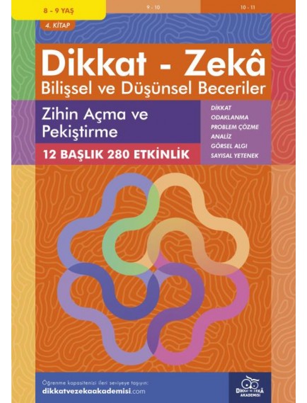 Dikkat Zeka Yayınları Zihin Açma Ve Pekiştirme (8 - 9 Yaş)