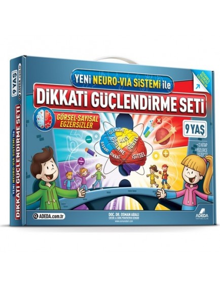 Dikkati Güçlendirme Seti (9 Yaş) - Osman Abalı - Adeda Yayınları