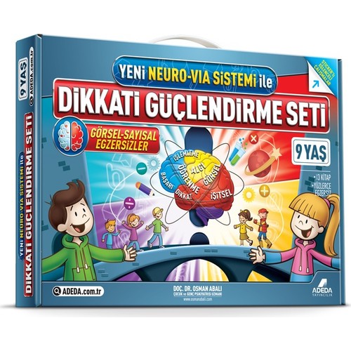 Dikkati Güçlendirme Seti (9 Yaş) - Osman Abalı - Adeda Yayınları