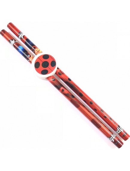 Dolphin Ladybug Kalem 2'Li Lb-5968 Silgi+Kurşun (Mucize Uğurböceği)