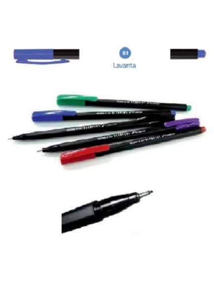 Dong-A Hexaplus Fineliner Fiber Uçlu No: 51 Lavanta