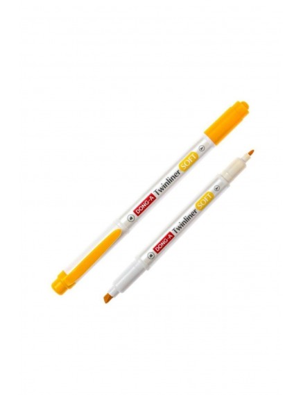 Dong-A Twinliner Soft Fosforlu Kalem Altın Sarı No:73