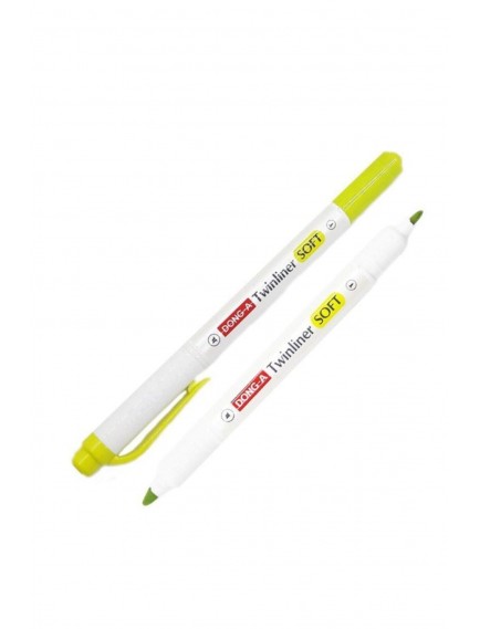 Dong-A Twinliner Limon Yeşili Soft Fosforlu Kalem No:93