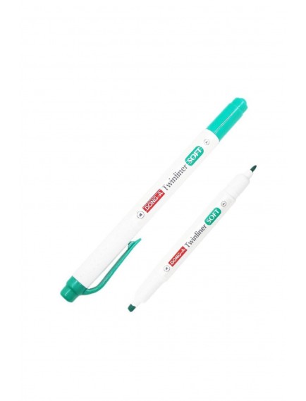 Dong-A Twinliner Soft Fosforlu Kalem Mint Yeşili No:52