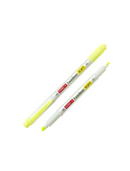 Dong-A Twinliner Soft Fosforlu Kalem Neon Sarı No:05