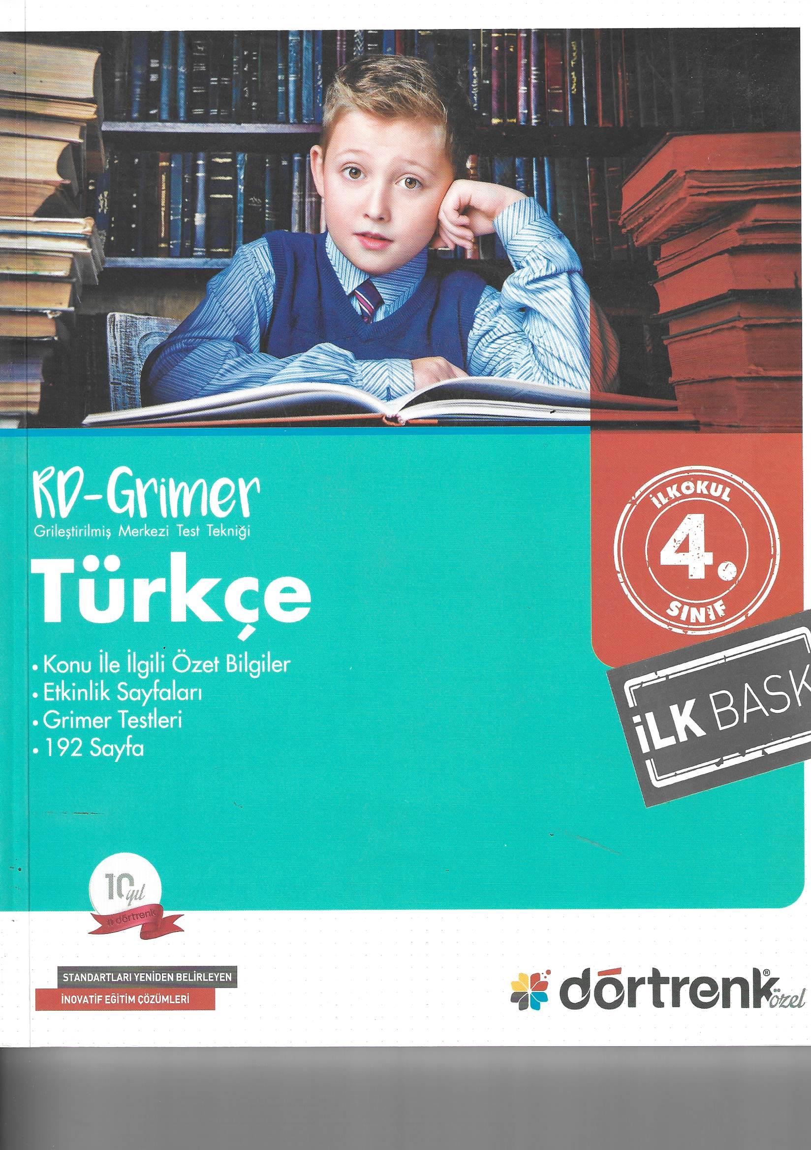 Dörtrenk Yayınları 4. Sınıf Rd-Grimer Türkçe