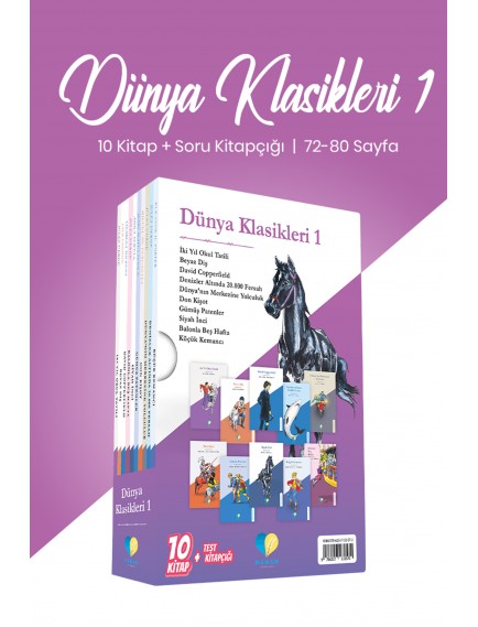 Dünya Klasikleri 1 (10 Kitap) - Karma Kolektif - Manan Yayınları