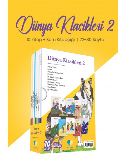 Dünya Klasikleri 2 (10 Kitap) - Karma Kolektif - Manan Yayınları
