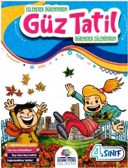 Düşünme Yeteneği Yayınları 4. Sınıf Güz Tatil Kitabı