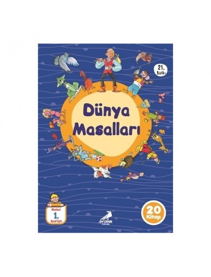 Dünya Masalları (20 Kitap) - Melike Günyüz - Erdem Yayınları