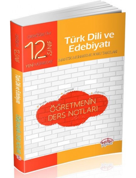 Editör Yayınları 12. Sınıf Türk Dili ve Edebiyatı Öğretmenin Ders Notları