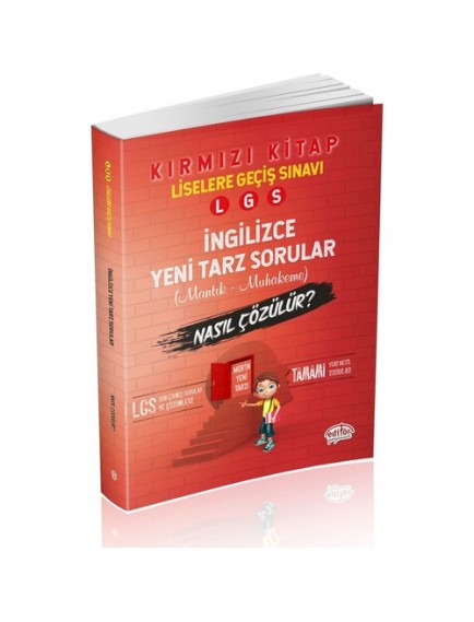 Editör Yayınları 8. Sınıf Lgs Mantık Muhakeme İngilizce Soruları Nasıl Çözülür (Kırmızı Kitap)