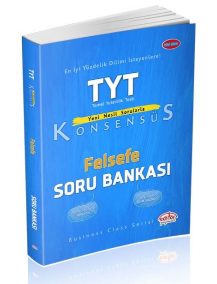 Editör Yayınları Tyt Felsefe Konsensüs Soru Bankası 