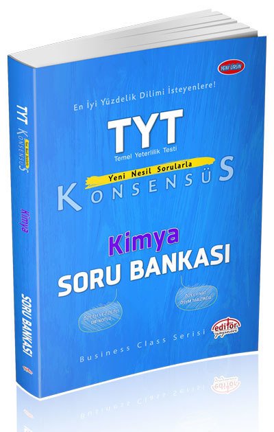 Editör Yayınları Tyt Kimya Konsensüs Soru Bankası