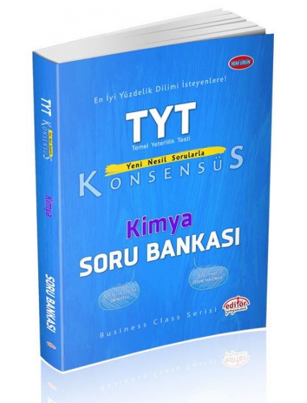 Editör Yayınları Tyt Kimya Konsensüs Soru Bankası