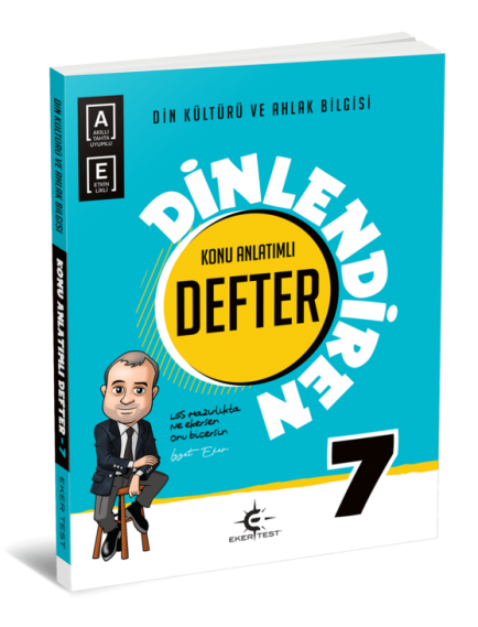 Eker Test Yayınları 7. Sınıf Din Kültürü Ve Ahlak Bilgisi Konu Anlatımlı Dinlediren Defter