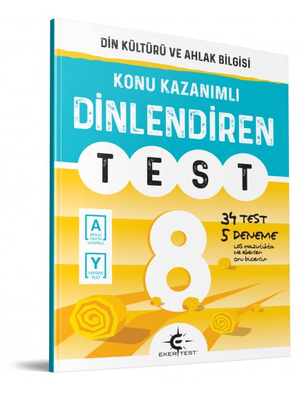 Eker Test Yayınları 8. Sınıf Din Kültürü Dinlendiren Test