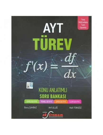 Ekstremum Yayınları Ayt Türev Konu Anlatımlı Soru Bankası
