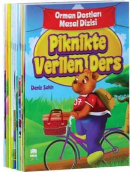 Ema Çocuk Yayınları Orman Dostları Masal Dizisi Seti (10 Kitap) - Deniz Şahin