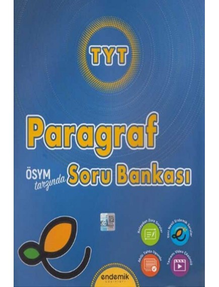 Endemik Yayınları Tyt Paragraf Soru Bankası