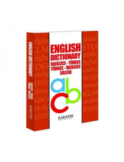 English Dictionary İngilizce - Türkçe Türkçe - İngilizce(Karton Kapak) - Kolektif - Karatay Yayınları
