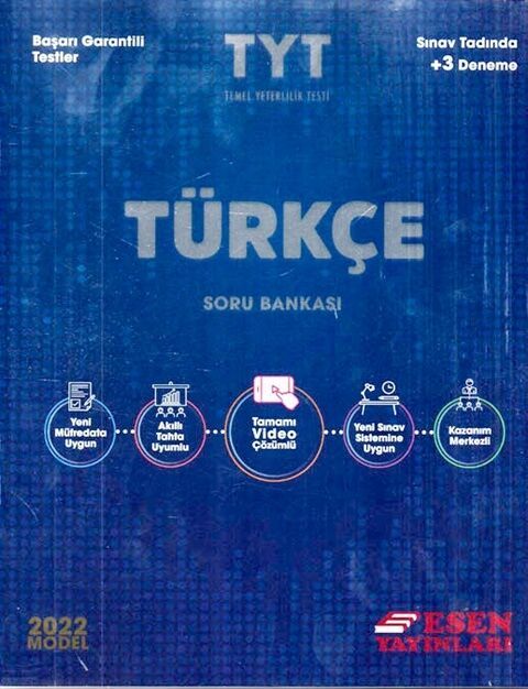 Esen Yayınları Tyt Türkçe Soru Bankası