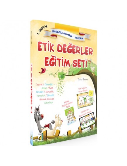 Etik Değerler Eğitim Seti 1. Sınıf (10 Kitap) - Tuba Bozcan - Damla Yayınları
