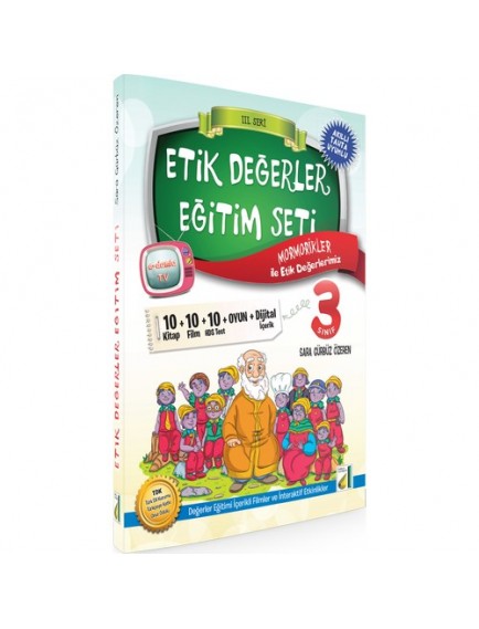 Etik Değerler Eğitim Seti 3. Sınıf (10 Kitap) - Sara Gürbüz Özeren - Damla Yayınları