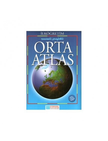 Evrensel İletişim Yayınları Resimli Grafikli Orta Atlas