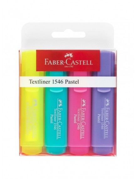 Faber Castell 1546 Fosforlu Kalem Pastel 4'Lü 
