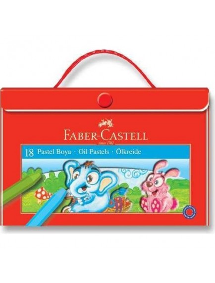 Faber-Castell 18 Renk Çantalı Pastel Boya