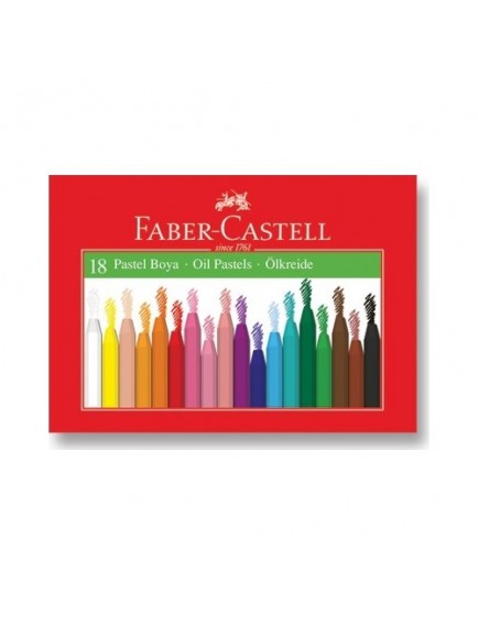 Faber-Castell 18 Renk Karton Kutu Pastel Boya