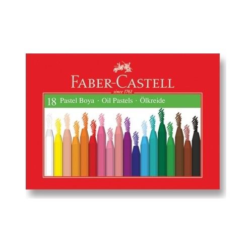 Faber-Castell 18 Renk Karton Kutu Pastel Boya