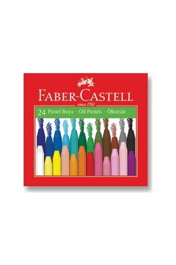 Faber-Castell 24 Renk Karton Kutu Pastel Boya