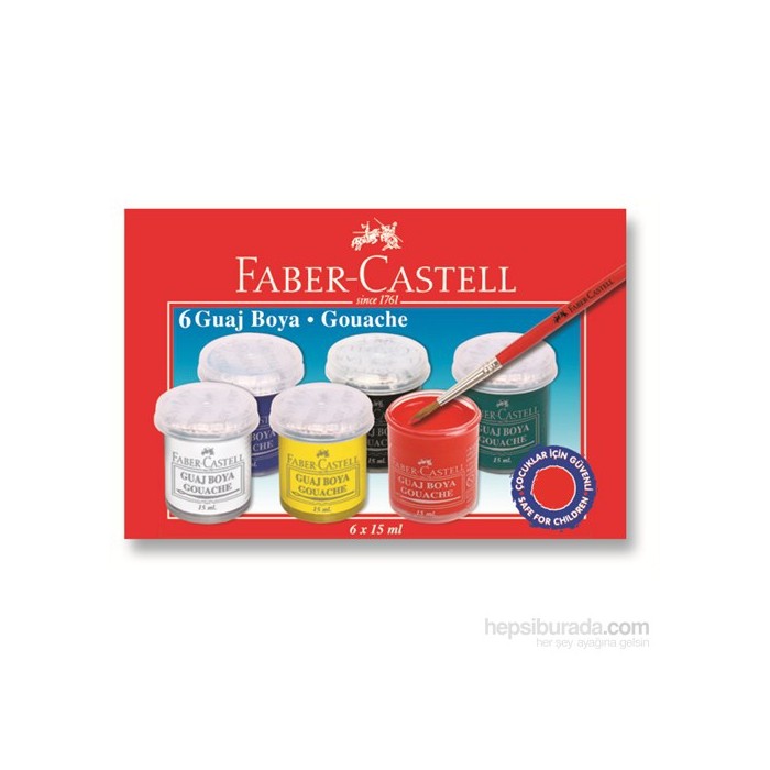 Faber-Castell 6 Renk Guaj Boya 5170160400