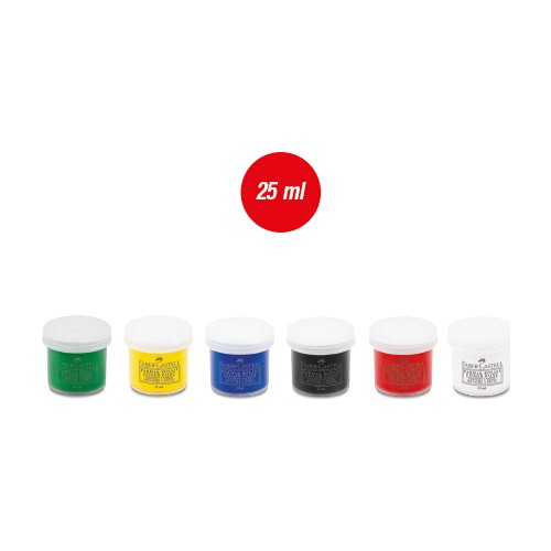 Faber-Castell 6 Renk Parmak Boyası 5170160402