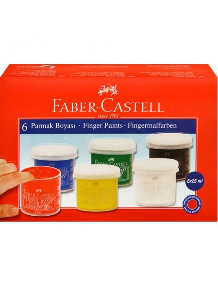 Faber-Castell 6 Renk Parmak Boyası 5170160402