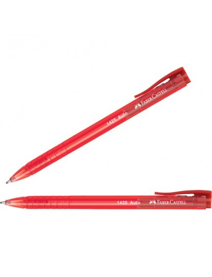 Faber-Castell Auto Tükenmez 1425 Kırmızı 1'Li