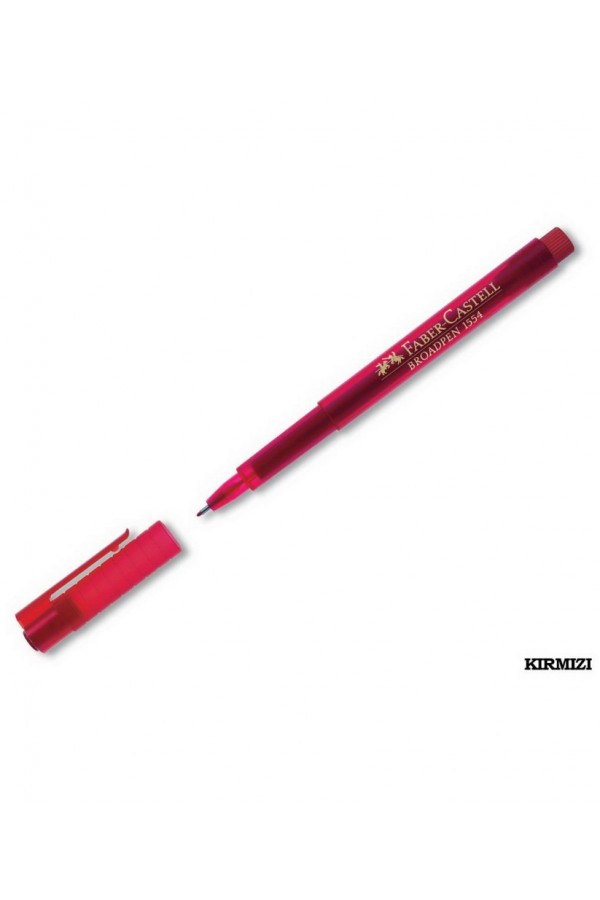 Faber-Castell Broadpen Kırmızı Kalem 155421