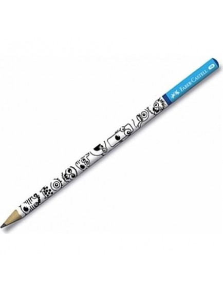 Faber-Castell Doodle Desenli Kurşun Kalem  2B