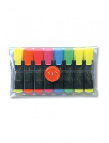 Faber Castell Fosforlu Kalem 6+2