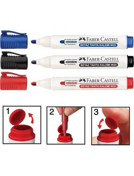 Faber-Castell Mavi Doldurulabilir Tahta Kalemi Mavi