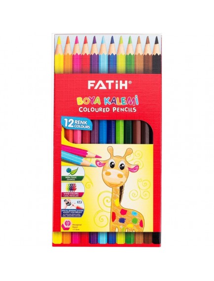 Fatih Kuru Boya 12 Renk Tam Boy 33112