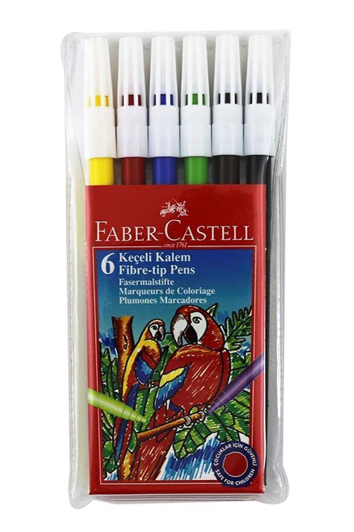 Faber-Castell Keçeli Kalem 6'Lı