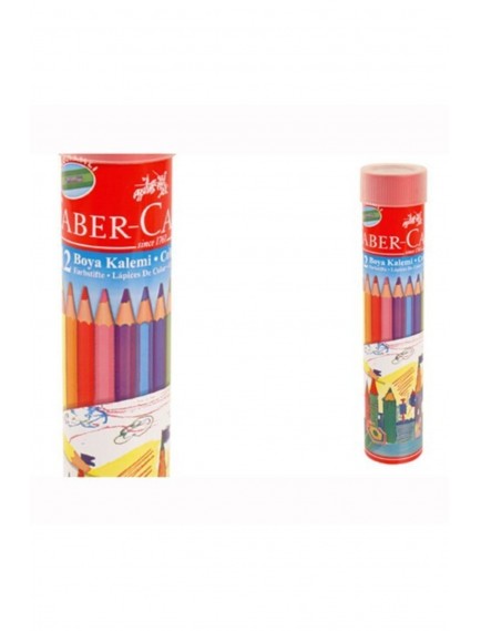 Faber-Castell 12 Renk Metal Tüp Kuru Boya 5173116512